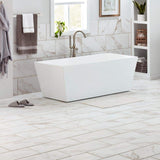 Marazzi Sanden Calacatta Gold Marble Matte 12 in. x 24 in. Glazed Porcelain Floor and Wall Tile, 15.6 sq. ft. per Case