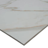 MSI Calacatta Ivory 12 in. x 24 in. Polished Porcelain Floor and Wall Tile (512 sq. ft./Pallet)