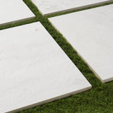 Ivy Hill Tile Hercules Calacatta 23.74 in. x 23.74 in. x 0.78 in. Textured Porcelain Floor Paver Tile (8.03 sq. ft./Case)