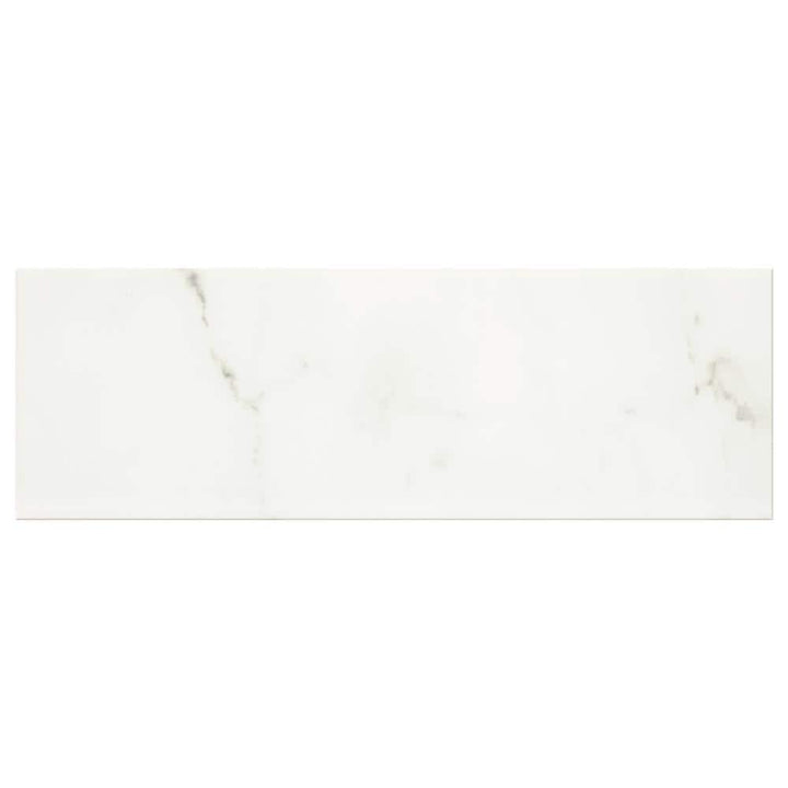Marazzi Developed by Nature Calacatta 4 in. x 12 in. Glazed Ceramic Wall Tile (10.64 sq. ft. per case)