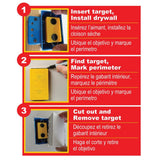 Calculated Industries Blind Mark Magnetic Drywall Electrical Box Locating Tool (3-Piece)
