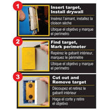 Calculated Industries Plug Mark Magnetic Drywall Cutout Tool for Existing Outlets