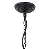 Vanity Art Cannes 18-Light Darkwood/Black Wagon Wheel Chandelier