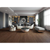 ACQUA FLOORS Cameron Oak 1/4 in. T x 5 in. W Click Lock Wire Brushed Engineered Hardwood Flooring (16.68 sq.ft./case)