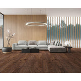 ACQUA FLOORS Cameron Oak 1/4 in. T x 5 in. W Click Lock Wire Brushed Engineered Hardwood Flooring (16.68 sq.ft./case)