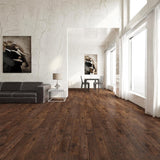 ACQUA FLOORS Cameron Oak 1/4 in. T x 5 in. W Click Lock Wire Brushed Engineered Hardwood Flooring (16.68 sq.ft./case)