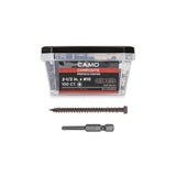 CAMO #10 2-1/2 in. Dark Brown Star Drive Trim-Head Composite Deck Screw (100-Count)