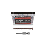 CAMO #10 2-1/2 in. Brown Star Drive Trim-Head Composite Deck Screw (100-Count)