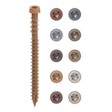 CAMO #10 2-1/2 in. Cedar Star Drive Trim-Head Composite Deck Screw (100-Count)
