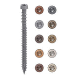 CAMO #10 2-1/2 in. Gray Star Drive Trim-Head Composite Deck Screw (350-Count)