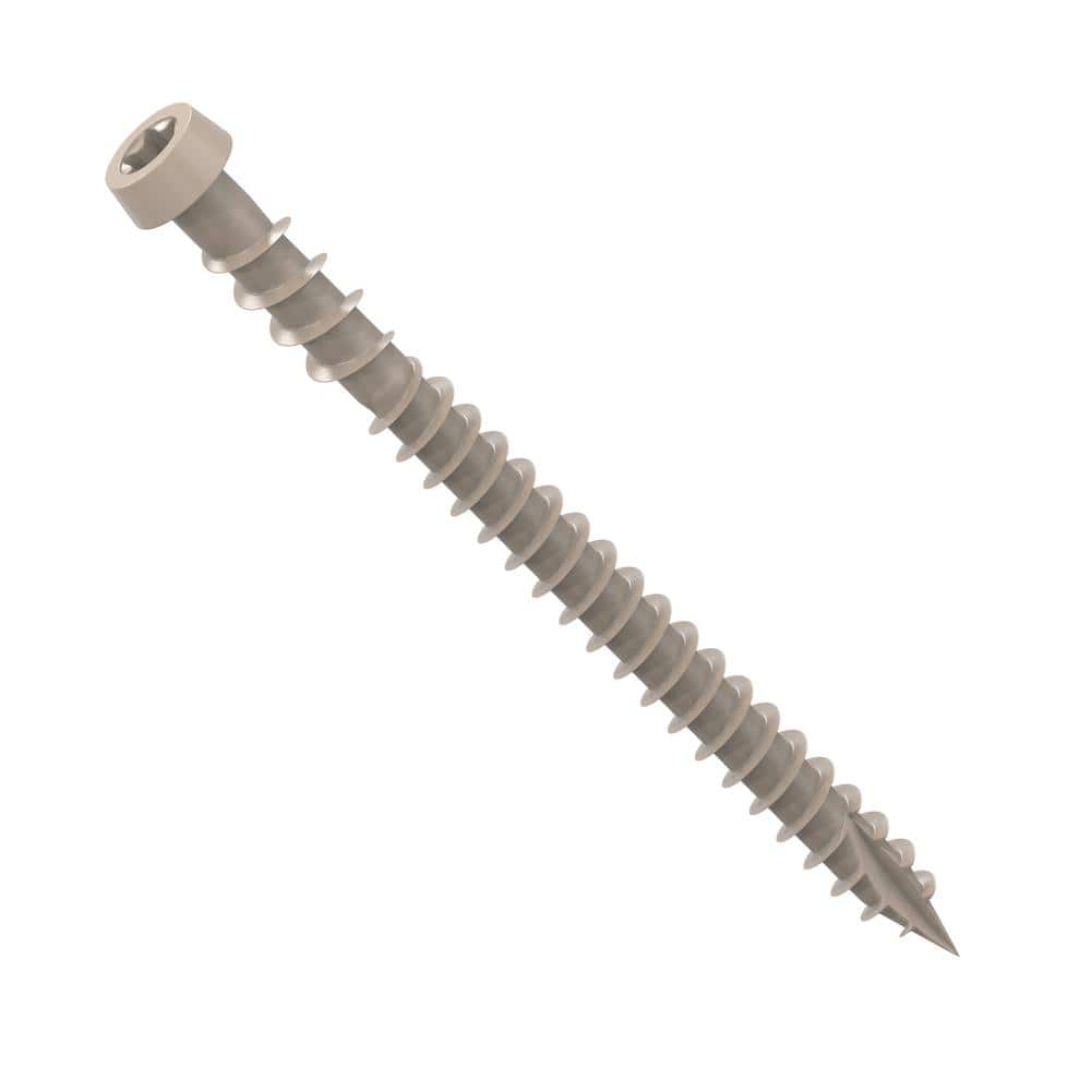 CAMO #10 2-1/2 in. Sand Star Drive Trim-Head Composite Deck Screw (100-Count)