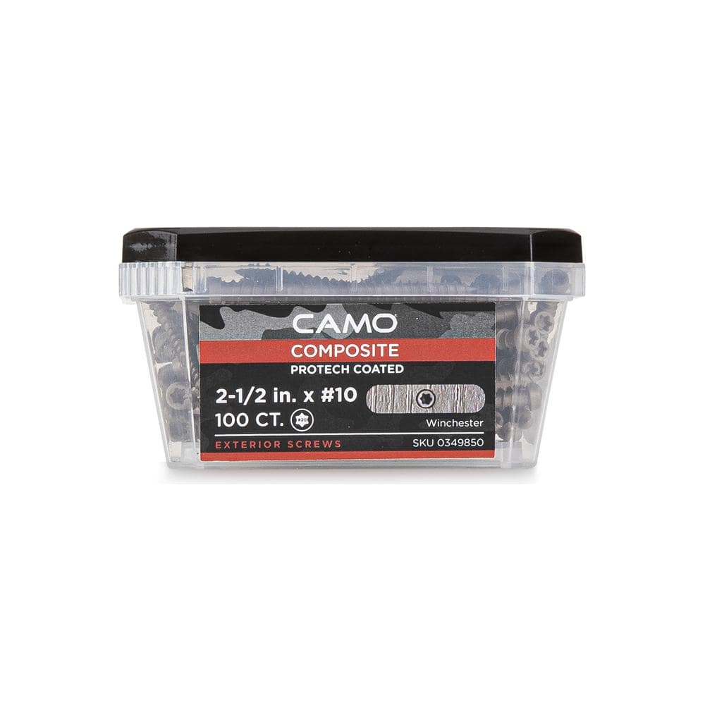 CAMO #10 2-1/2 in. Winchester Star Drive Trim-Head Composite Deck Screw (100-Count)
