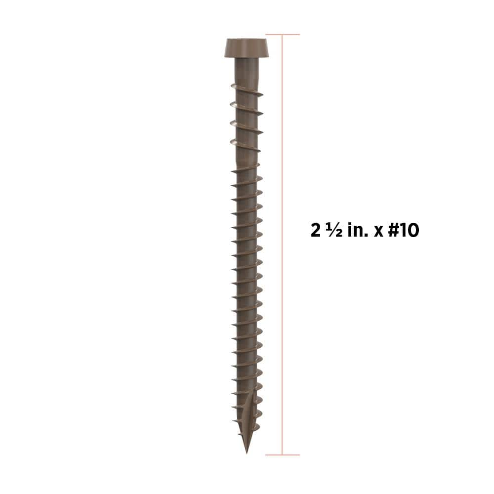 CAMO #10 2-1/2 in. Winchester Star Drive Trim-Head Composite Deck Screw (100-Count)