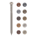 CAMO #10 2-1/2 in. Stone Gray Star Drive Trim-Head Composite Deck Screw (350-Count)