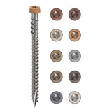 CAMO #10 2-1/2 in. 316 Stainless Steel Composite Cedar Premium Star Drive Flat Undercut Screws (350-Count)