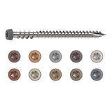 CAMO #10 2-1/2 in. 316 Dark Gray Premium Star Drive Flat Undercut Screws Stainless Steel Composite (350-Count)