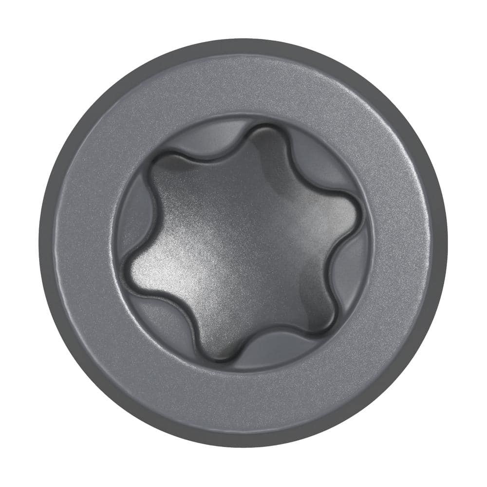 CAMO #10 2-1/2 in. 316 Dark Gray Premium Star Drive Flat Undercut Screws Stainless Steel Composite (350-Count)
