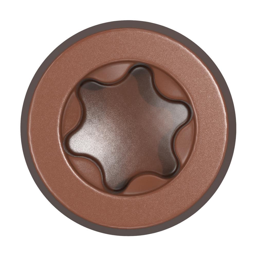 CAMO #10 2-1/2 in. 316 Stainless Steel Composite Redwood Premium Star Drive Flat Undercut Screws (350-Count)