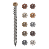 CAMO #10 2-1/2 in. 316 Stainless Steel Composite Tan Premium Star Drive Flat Undercut Screws (350-Count)