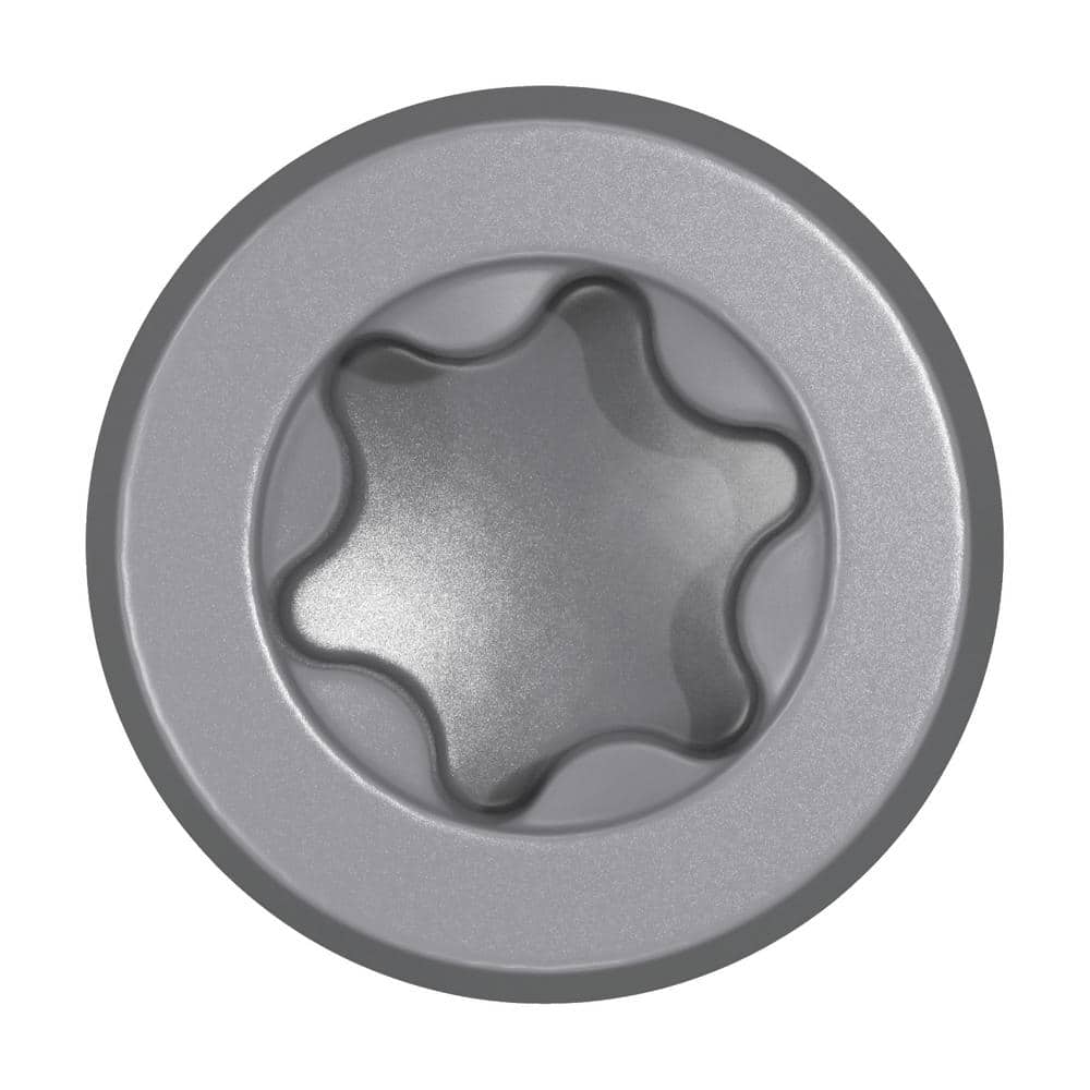 CAMO #10 2-1/2 in. 316 Gray Premium Star Drive Flat Undercut Screws Stainless Steel Composite (1750-Count)