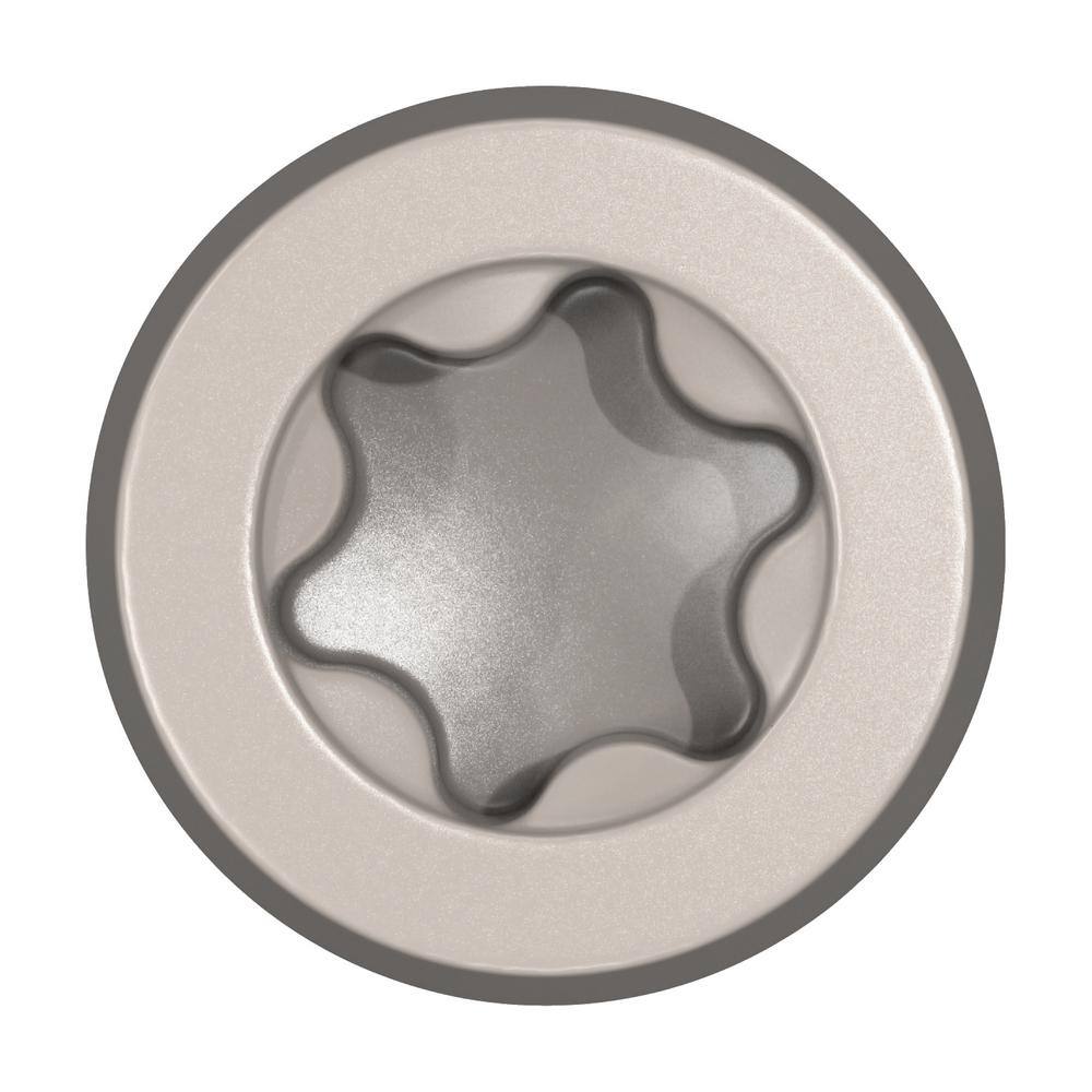 CAMO #10 2-1/2 in. 316 Stone Gray Premium Star Drive Flat Undercut Screws Stainless Steel Composite (1750-Count)