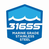 CAMO 1-5/8 in. #9 316 Stainless Steel Premium Star Drive Bugle-Head Deck Screws (350-Count)