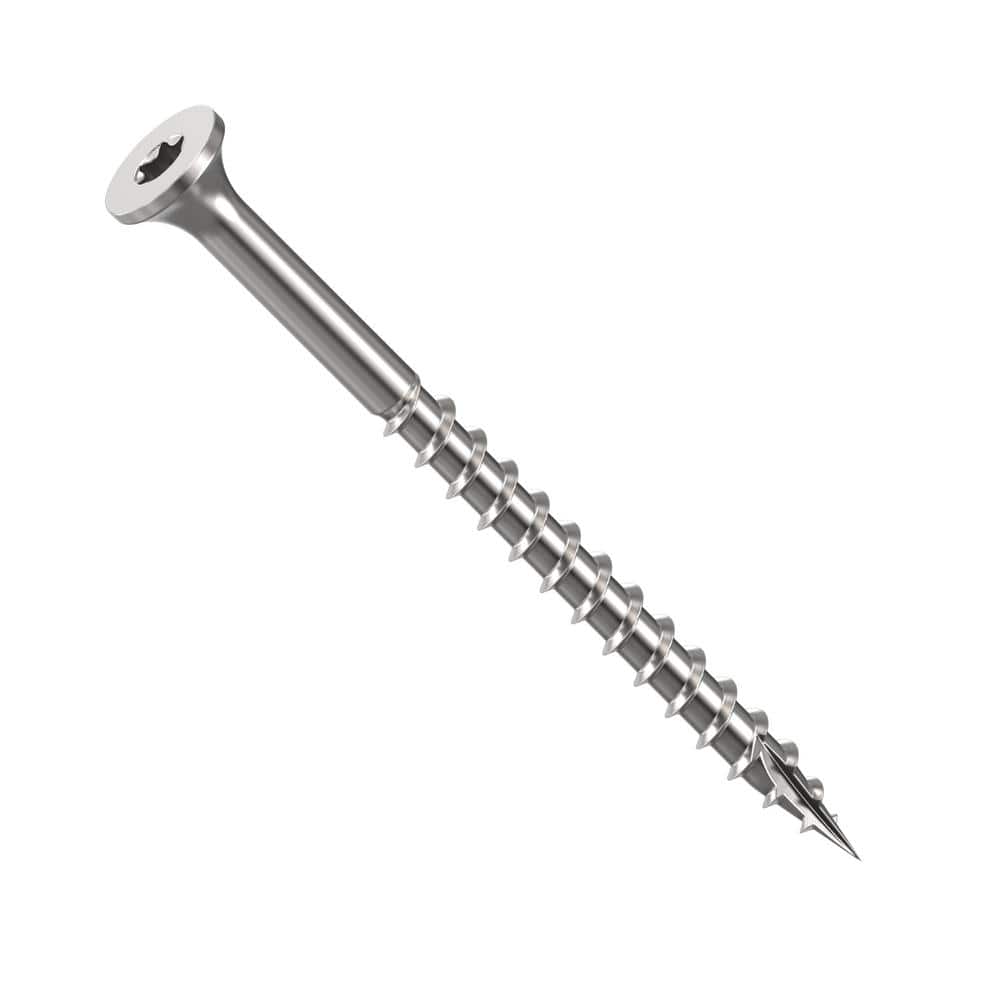 CAMO 2-1/2 in. #10 305 Stainless Steel Premium Star Drive Bugle-Head Deck Screws (100-Count)