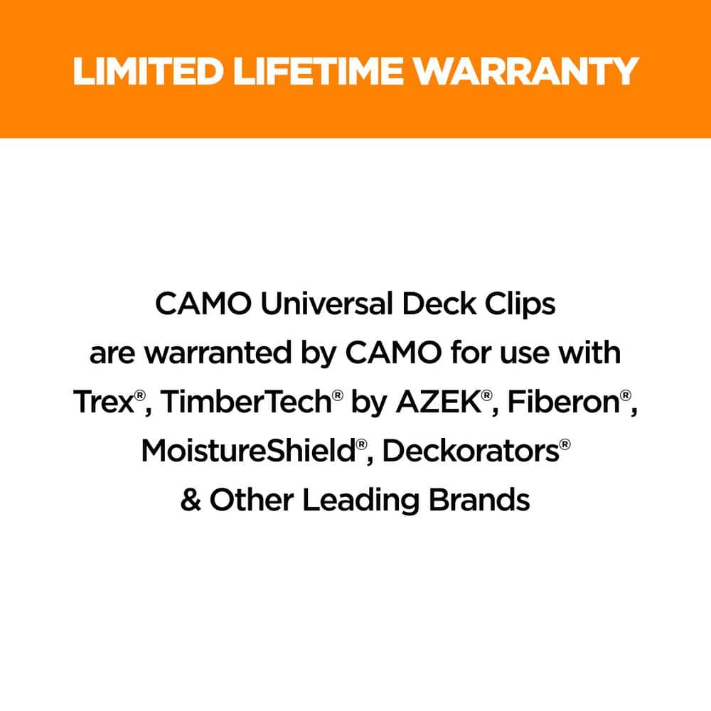 CAMO EdgeClip Hidden Deck Fastener (900-Count)