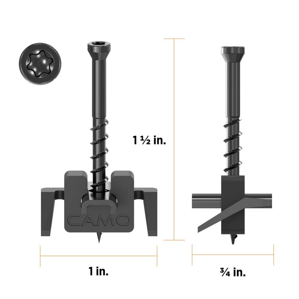 CAMO Wedge Stainless Steel Hidden Deck Fastener Clip (90-Count/50 sq. ft.)