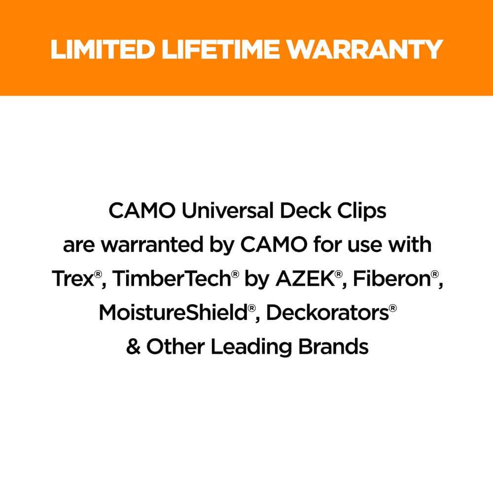CAMO Wedge Stainless Steel Hidden Deck Fastener Clip (900-Count/500 sq. ft.)