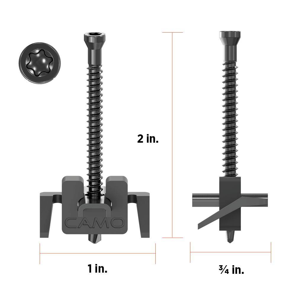 CAMO Wedgemetal Stainless Steel Hidden Deck Fastener Clip (450-Count/250 sq. ft.)