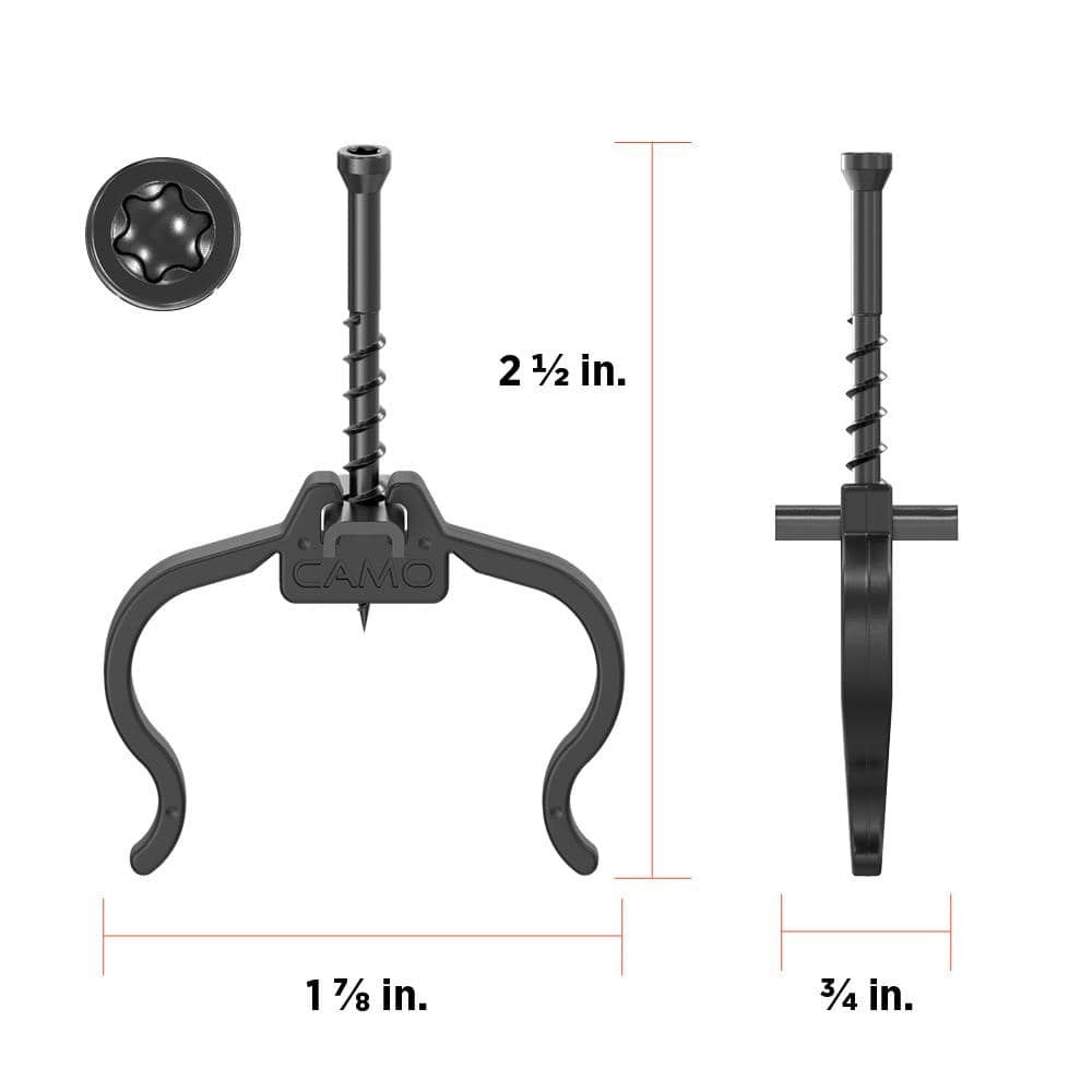 CAMO Deck-in-a-Box Universal Hidden Deck Clips Deck Fastening Kit 500 Sq. Ft.