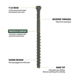 CAMO 1-⅞ in. Exterior Coated Trimhead Hidden Edge Deck Screw (1750-Count)