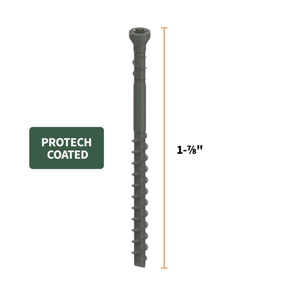 CAMO 1-⅞ in. Exterior Coated Trimhead Hidden Edge Deck Screw (700-Count)