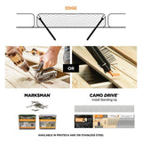 CAMO 2-⅜ in. Exterior Coated Trimhead Hidden Edge Deck Screw (350-Count)