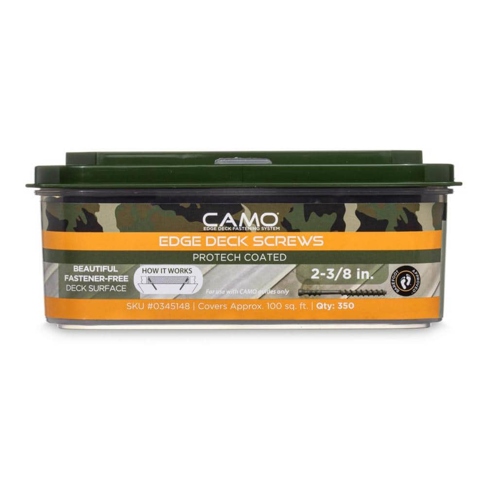 CAMO 2-⅜ in. Exterior Coated Trimhead Hidden Edge Deck Screw (350-Count)