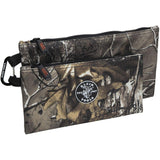 Klein Tools 10 in. Camo Zipper Tool Bag, 2-Pack (12.5 x 7 in. and 10 x 5.5 in.)