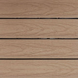 NewTechWood UltraShield Naturale 1 ft. x 1 ft. Quick Deck Outdoor Composite Deck Tile Sample in Canadian Maple