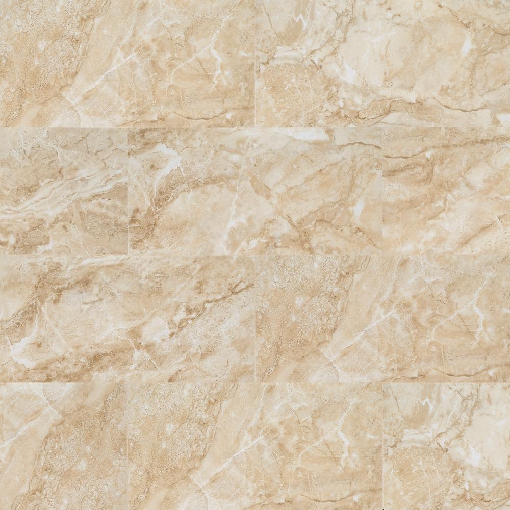 MSI Cancun Beige 12 in. x 24 in. Glazed Ceramic Floor and Wall Tile (16 sq. ft. / Case)
