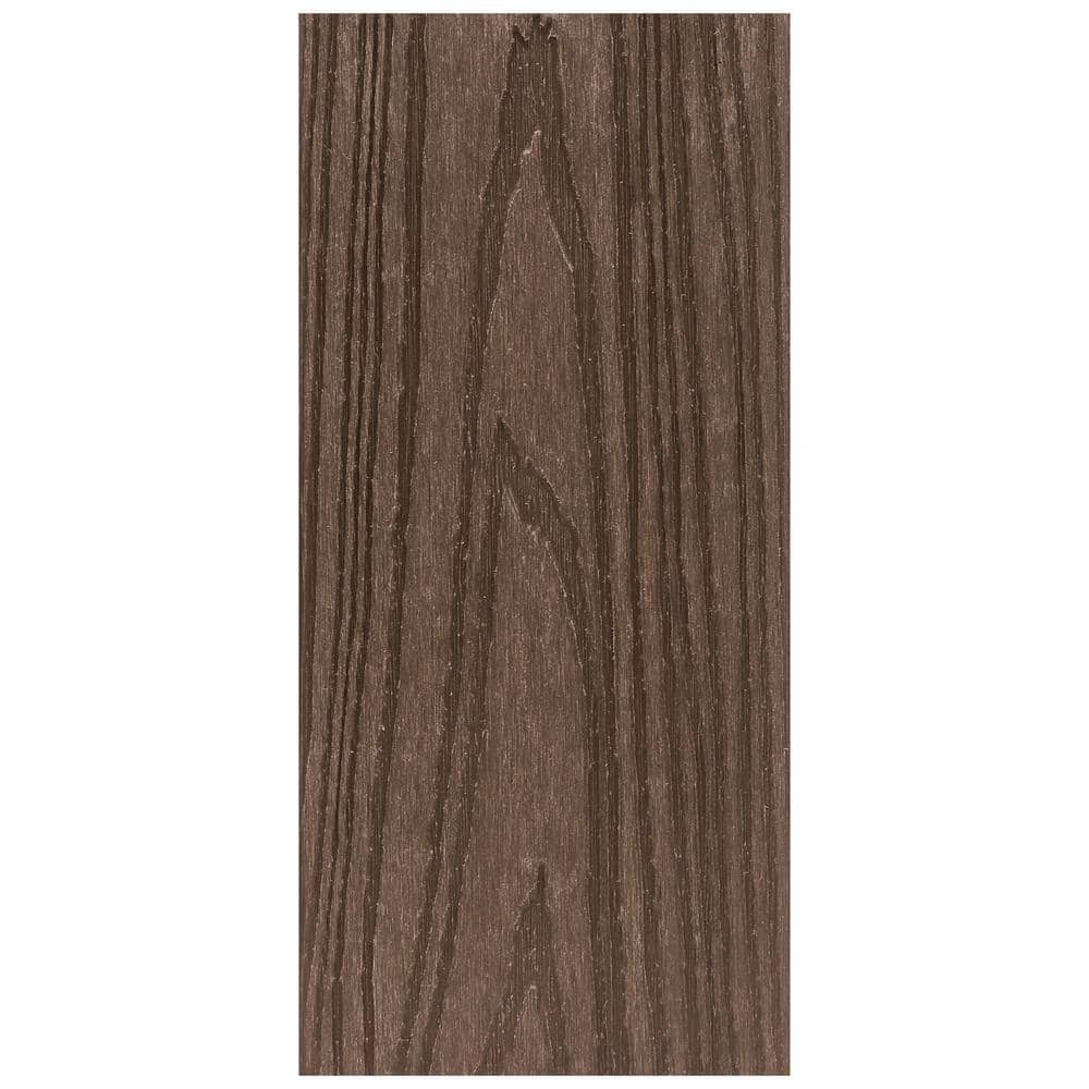 CREATIVE SURFACES Canyon Brown Composite Decking Boards - 12 ft (32 Planks)