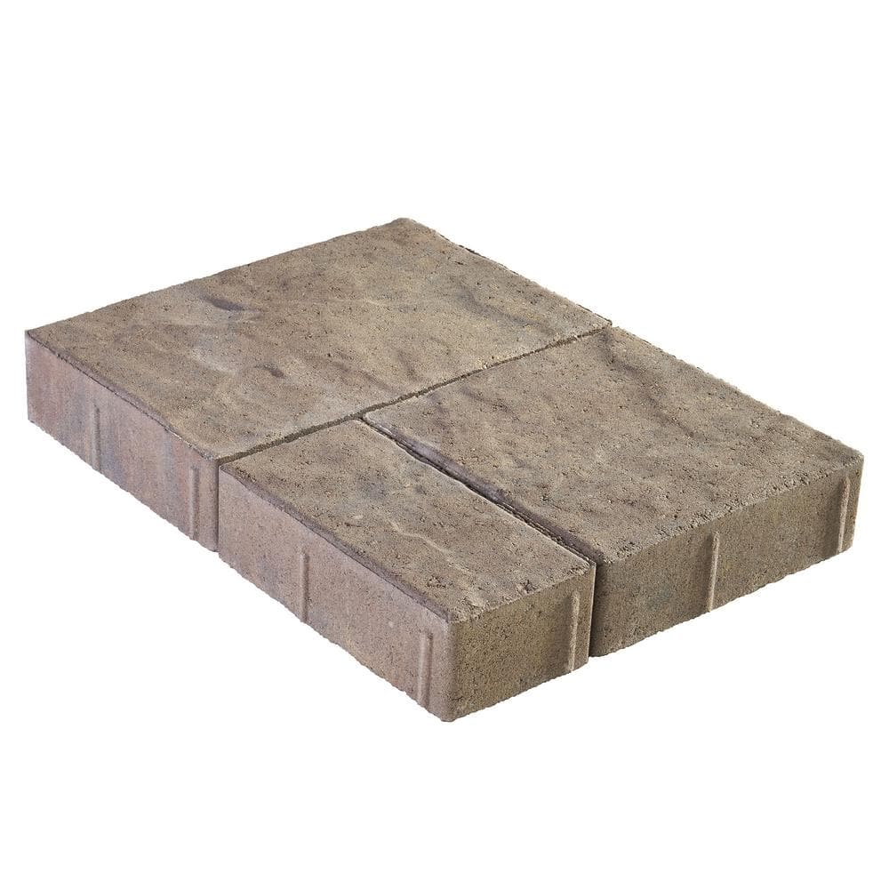 Pavestone Panorama Demi 3-pc 7.75 in. x 7.75 in. x 2.25 in. Cape Cod Blend Concrete Paver (240 Pcs. / 103 Sq. ft. / Pallet)