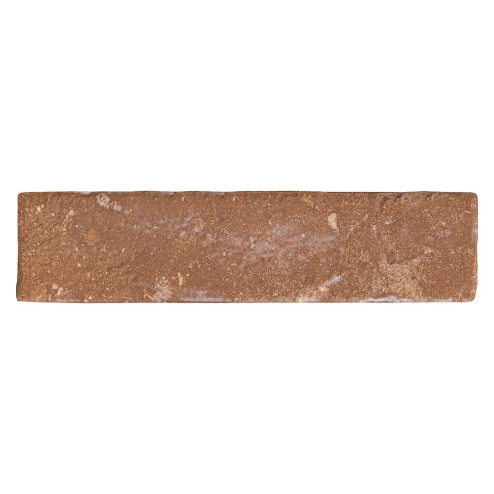 MSI Capella Red Brick 2 in. x 10 in. Matte Porcelain Floor and Wall Tile (5.17 sq. ft. / case)