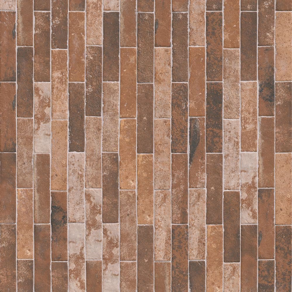 MSI Capella Red Brick 2 in. x 10 in. Matte Porcelain Floor and Wall Tile (5.17 sq. ft. / case)