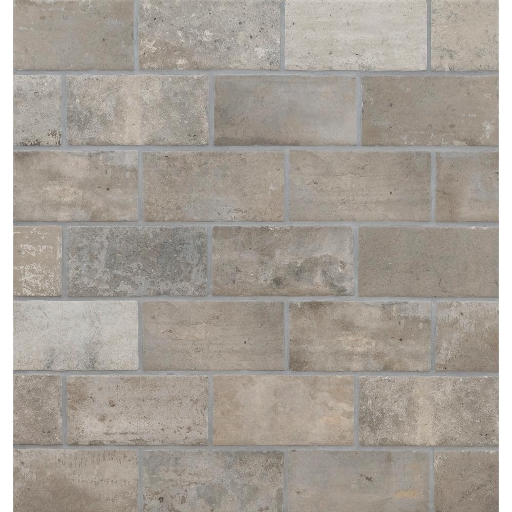 MS International Capella Taupe Brick 5 x 10 Matte Porcelain Floor and Wall Tile (Case)