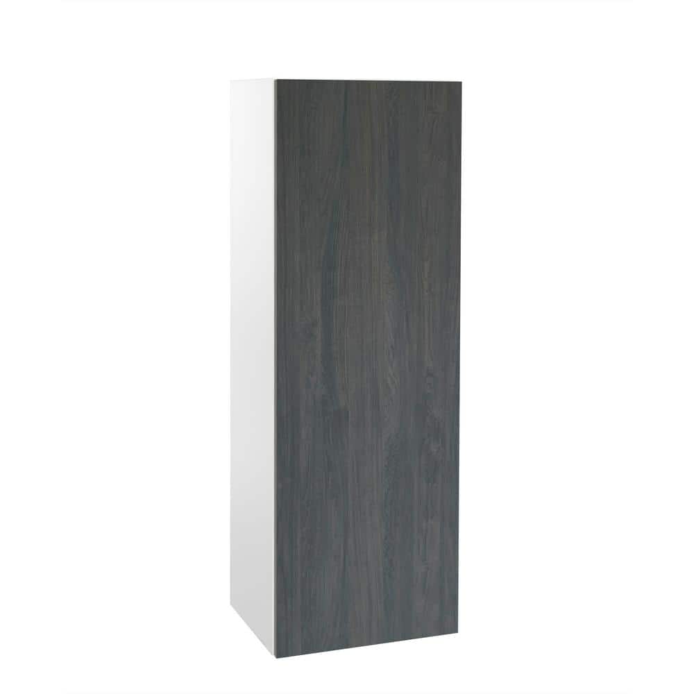 Cambridge Quick Assemble Modern Style, Carbon Marine 12 x 30 in. Wall Kitchen Cabinet (12 in. W x 12 D x 30 in. H)