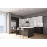 Cambridge Quick Assemble Modern Style, Carbon Marine 27 x 42 in. Wall Kitchen Cabinet (27 in. W x 12 D x 42 in. H)