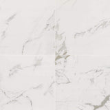 MSI Carrara 24 in. x 24 in. Polished Porcelain Floor and Wall Tile, Marble Look (448 sq. ft. Pallet)
