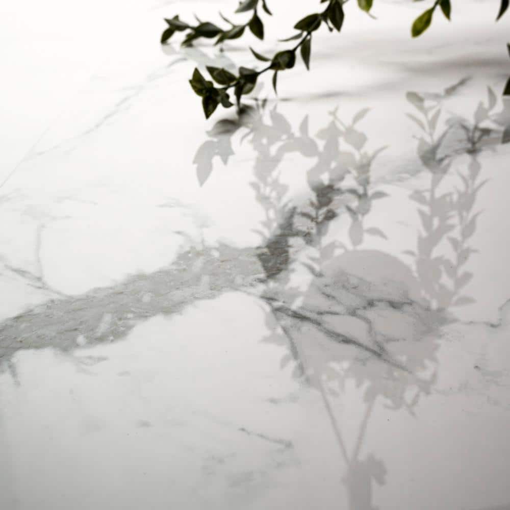 MSI Carrara 24 in. x 24 in. Polished Porcelain Floor and Wall Tile (28 cases / 448 sq. ft. / pallet)