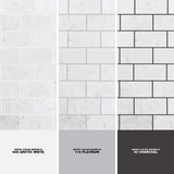 Ivy Hill Tile White Carrara 3 in. x 6 in. x 9mm Polished Marble Subway Tile (40 Pieces, 5 sq. ft. per Box)