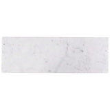 Ivy Hill Tile White Carrara 4 in. x 12 in. x 9mm Polished Marble Subway Tile (30 Pieces, 10 sq. ft. per Box)